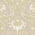 thumbnail image 1 of Galerie Wallcoverings  Cottage Chic Traditional Damask Vinyl on Non-woven Metallic Wallpaper Roll 33 feet x 21 inches - Beige, 1 of 5