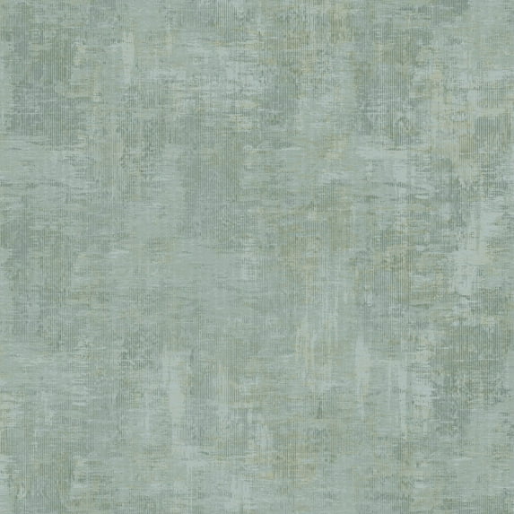 Galerie Wallcoverings Lustre Collection Distressed Effect Non-woven Metallic Wallpaper Roll 33 feet x 21 inches - Teal