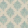 thumbnail image 1 of Galerie Wallcoverings  Nordic Elements Damask Medallion Non-woven Matte Wallpaper Roll 33 feet x 21 inches - Blue, 1 of 4