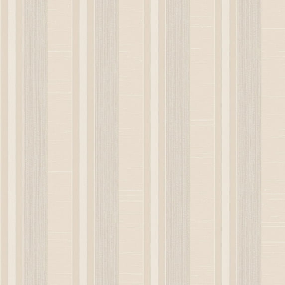Galerie Wallcoverings Palazzo Collection Silky Stripe Vinyl on Non-woven Matte Wallpaper Roll 33 feet x 21 inches - Grey