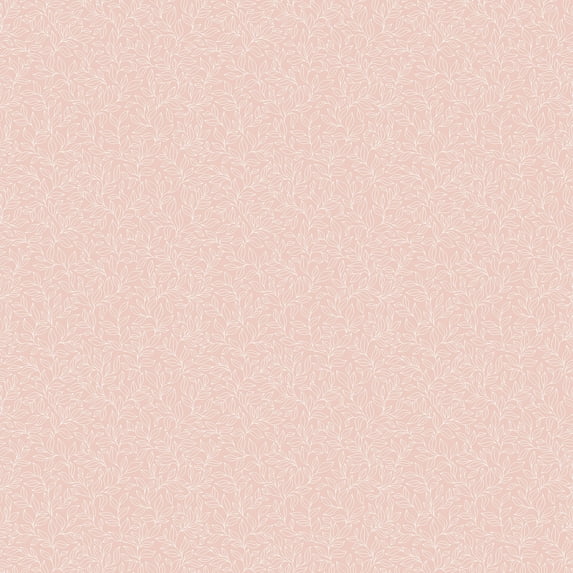 Galerie Wallcoverings Small Prints Stencil Leaf Non-woven Matte Wallpaper Roll 33-feet long x 21-inches wide - Pink