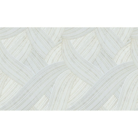 Galerie Wallcoverings Italian Design Collection Unito Geometric Lines Vinyl on Non-woven Metallic Wallpaper Roll Double Width 33-feet long x