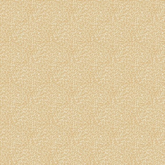 Galerie Wallcoverings TexStyle Collection Geometric Hedgehog Non-woven Metallic Wallpaper Roll 33 feet x 21 inches - Gold