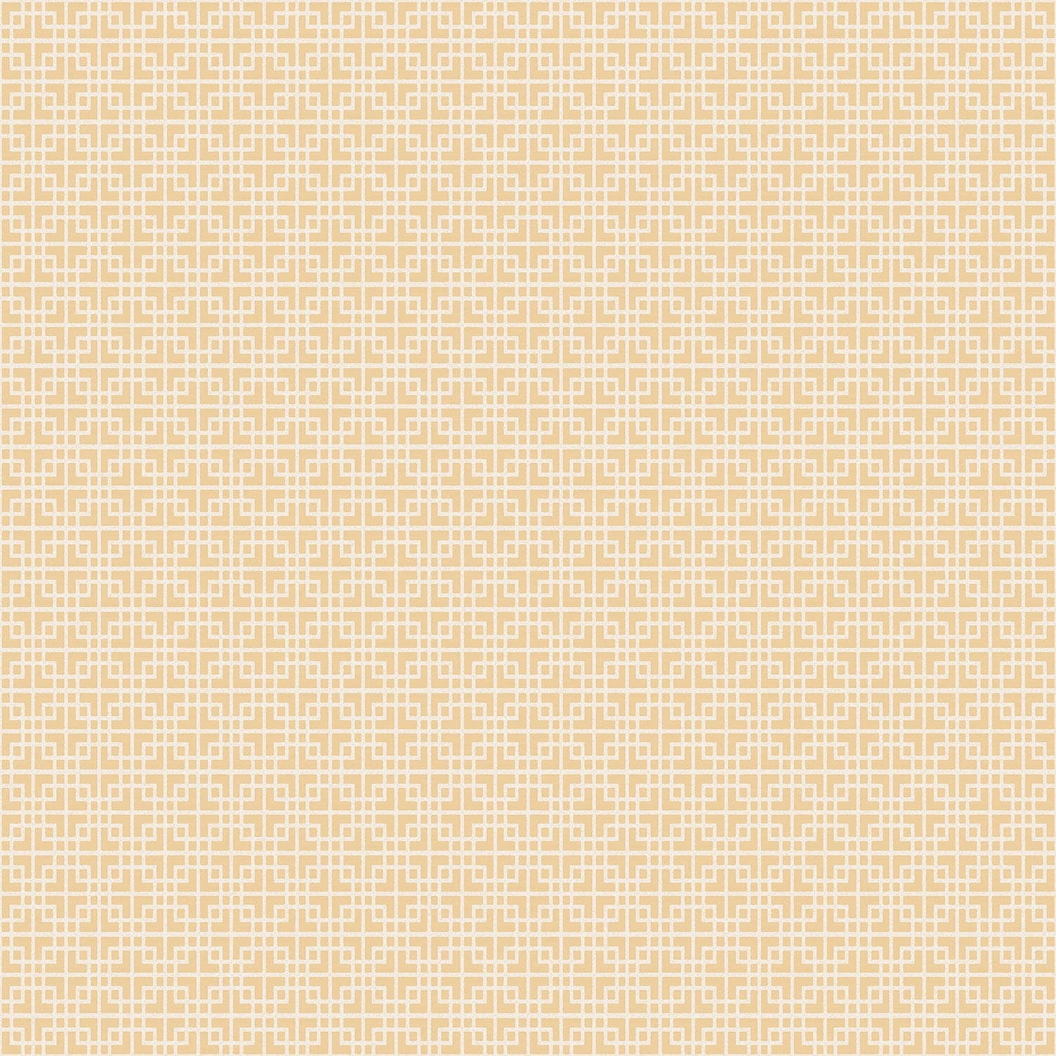 Gold and White Greek Key Non-Woven Wallpaper Roll