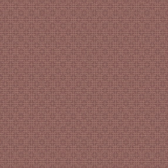 Galerie Wallcoverings TexStyle Collection Greek Key Non-woven Metallic Wallpaper Roll 33 feet x 21 inches - Plum