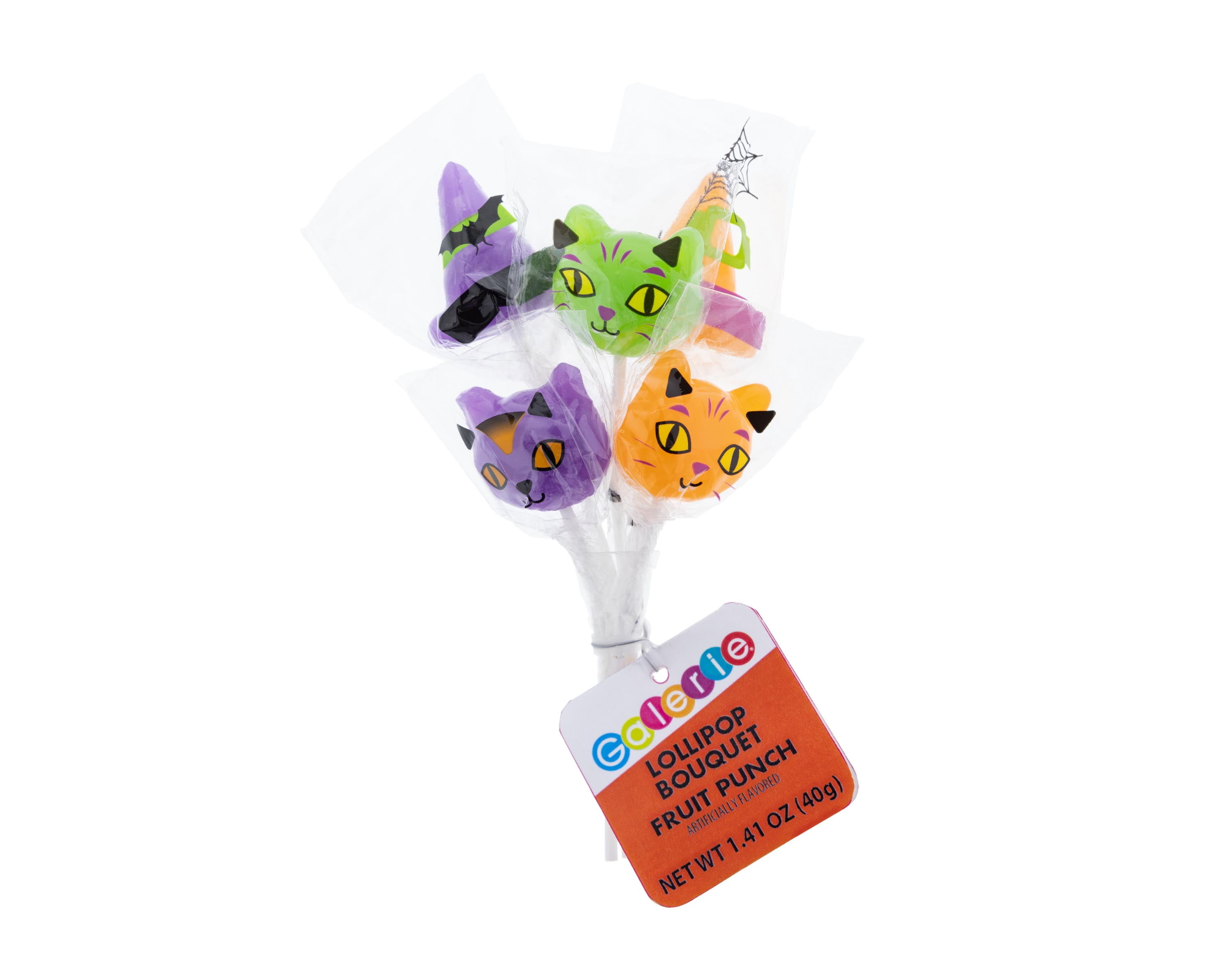Galerie Witches and Cats Fruit Punch Lollipop Bouquet, 1.41oz