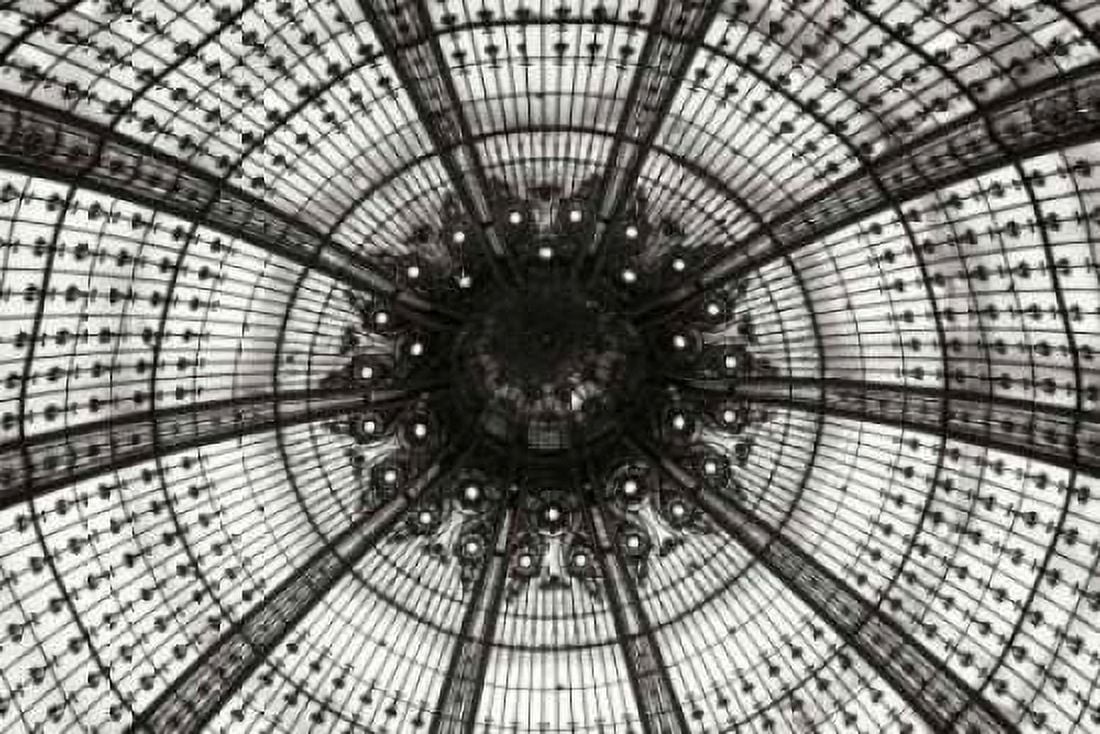 Galeries Lafayette III BW Canvas Art - Erin Berzel (24 x 36)