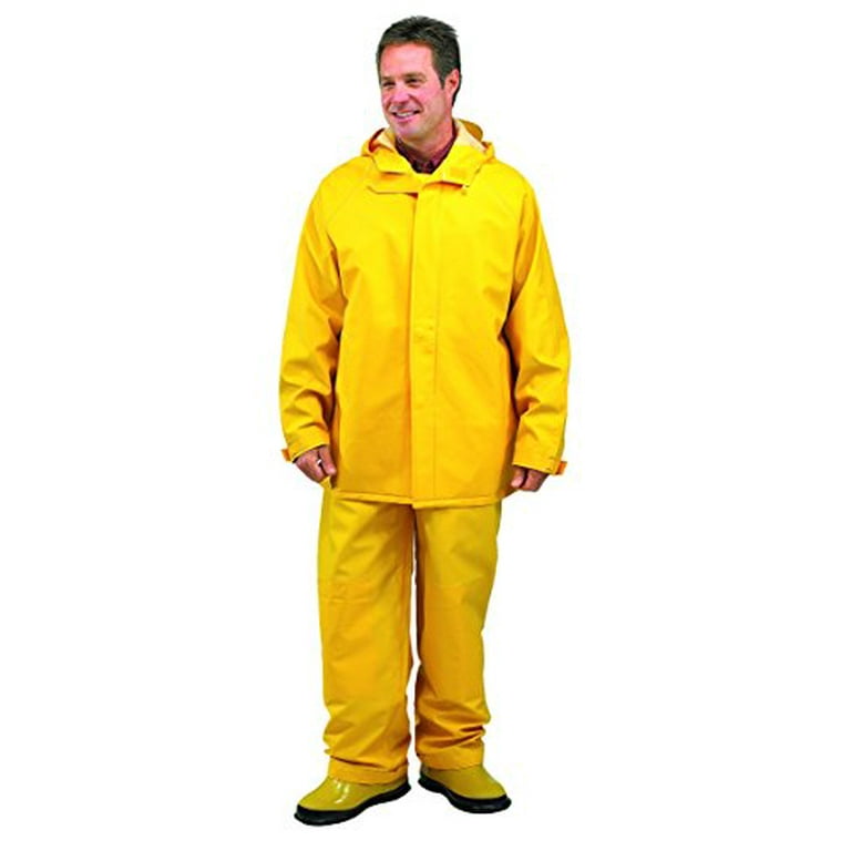 Galeton 7953 XL YW 7953 Repel Rainwear 0.50 mm PVC 2 Layer Rain Suit Yellow X Large