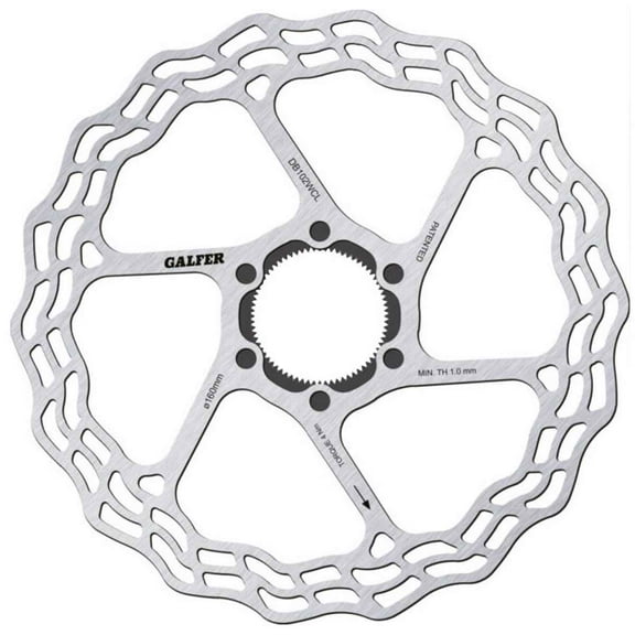 Galfer Road Disc Brake Rotor - 160mm, Centerlock, 1.8mm