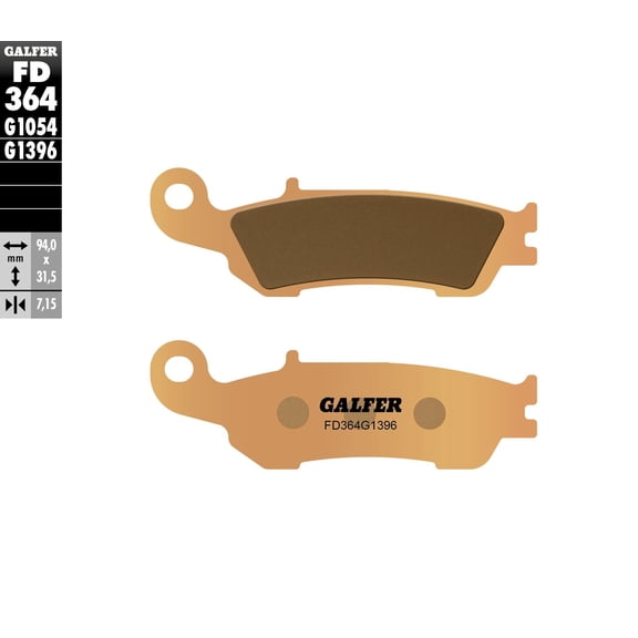 Galfer FD364G1396 HH Sintered Brake Pads