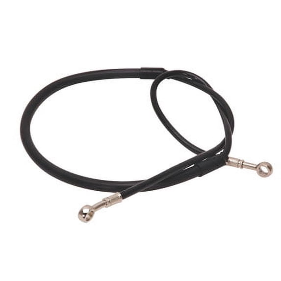 Galfer Front Steel Braided Brake Line CR Style Standard Length Black For Yamaha