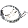 thumbnail image 1 of Galfer Front Steel Braided Brake Line Standard Length Clear/Silver for Suzuki Boulevard M109R VZR1800 2006-2009, 1 of 1