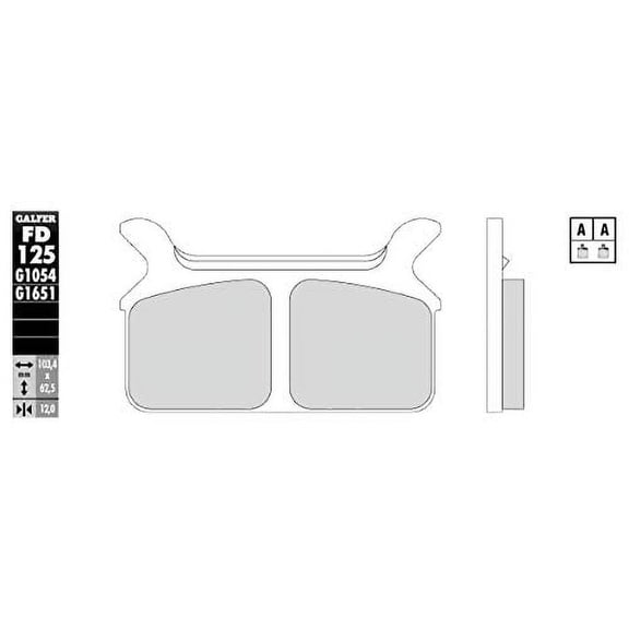 Galfer Semi-Metallic Brake Pads (FD125G1054)