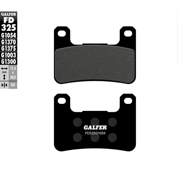 Galfer Semi-Metallic Brake Pads (FD325G1054)