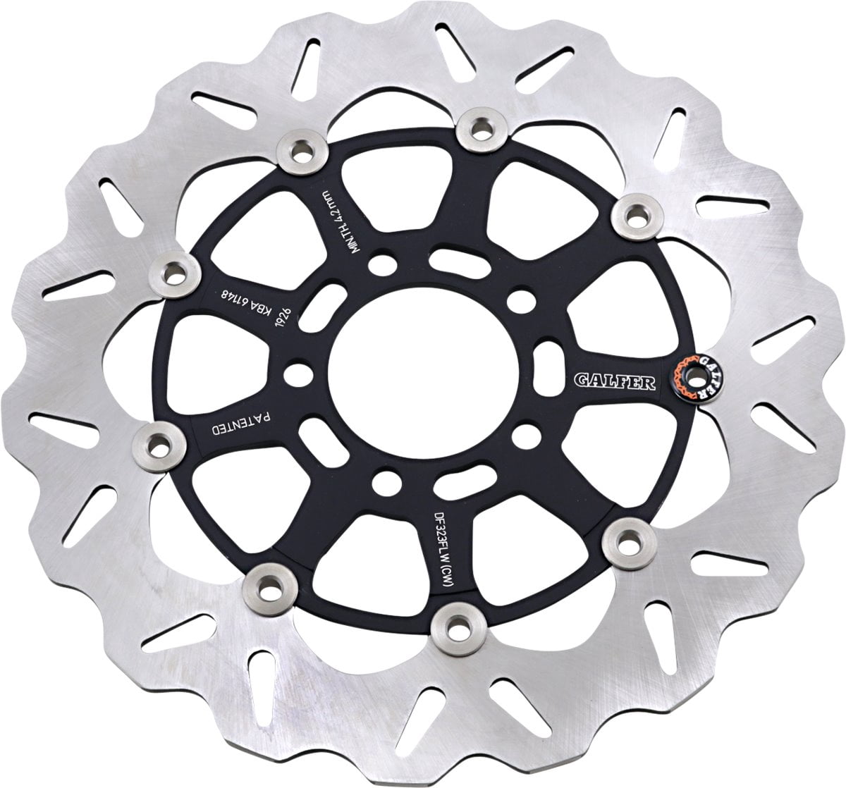Galfer Standard Floating Wave Front Brake Rotor (DF323CW) - Walmart.com