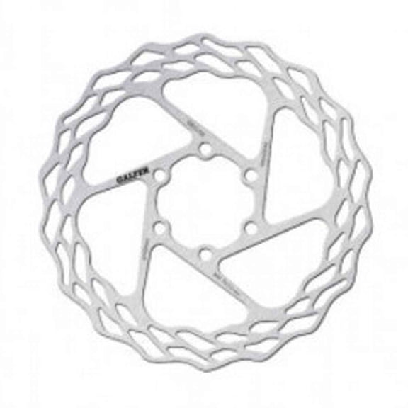 Galfer 160mm Rotor, 6-Bolt, 1.8mm, Road, Silver
