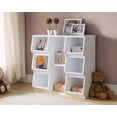 thumbnail image 1 of Gali Kids Bin / Cubby Storage Bookcase With 8 Shelves, White Wood, Contemporary, 1 of 6