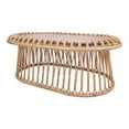 thumbnail image 1 of New Pacific Direct Galia Rattan Oval Coffee Table w/ Wood Top, 1 of 4