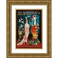 thumbnail image 1 of Galice, Louis 17x24 Gold Ornate Wood Framed with Double Matting Museum Art Print Titled - Magicians: Wandas Goddess of Mystery, 1 of 4