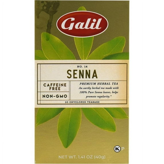 Galil Senna Herbal Tea 20 Tea Bags 1.41 oz. - EACH