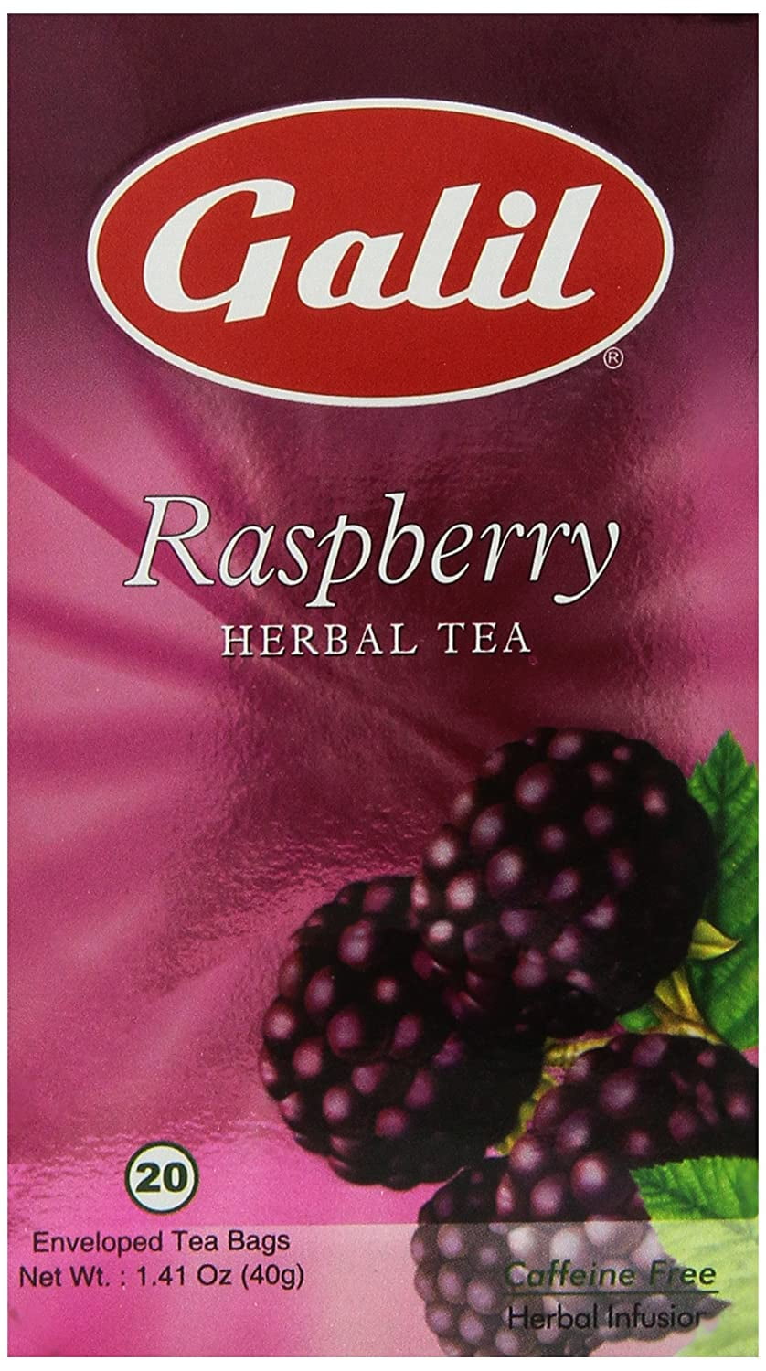 Galil Raspberry Herbal Tea - 20 Count Boxes, Pack Of 6 - Walmart ...