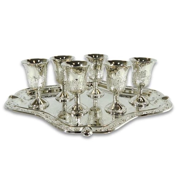 Galilee Calendars 342516 Communion Set - Jerusalem with 6 Cups