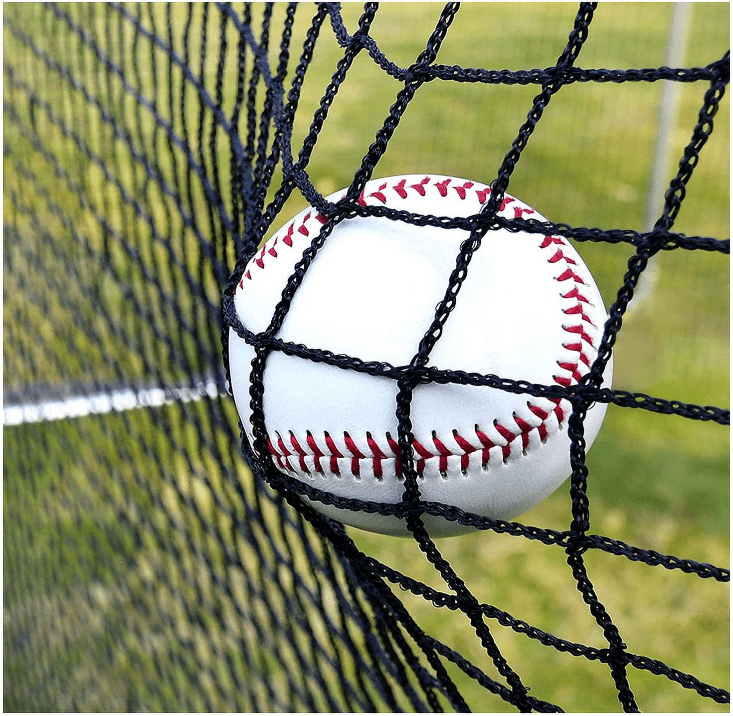 Galileo Sports Durable Replacement Net Batting Cages, Black, 14 x 28 ft