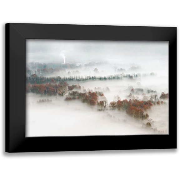 Galimberti, Marco 14x11 Black Modern Framed Museum Art Print Titled - Factory Fog