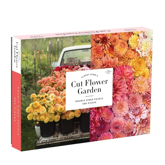 Galison - Floret Farm's Cut Flower Garden 2-Sided 500 Piece Jigsaw Puzzle