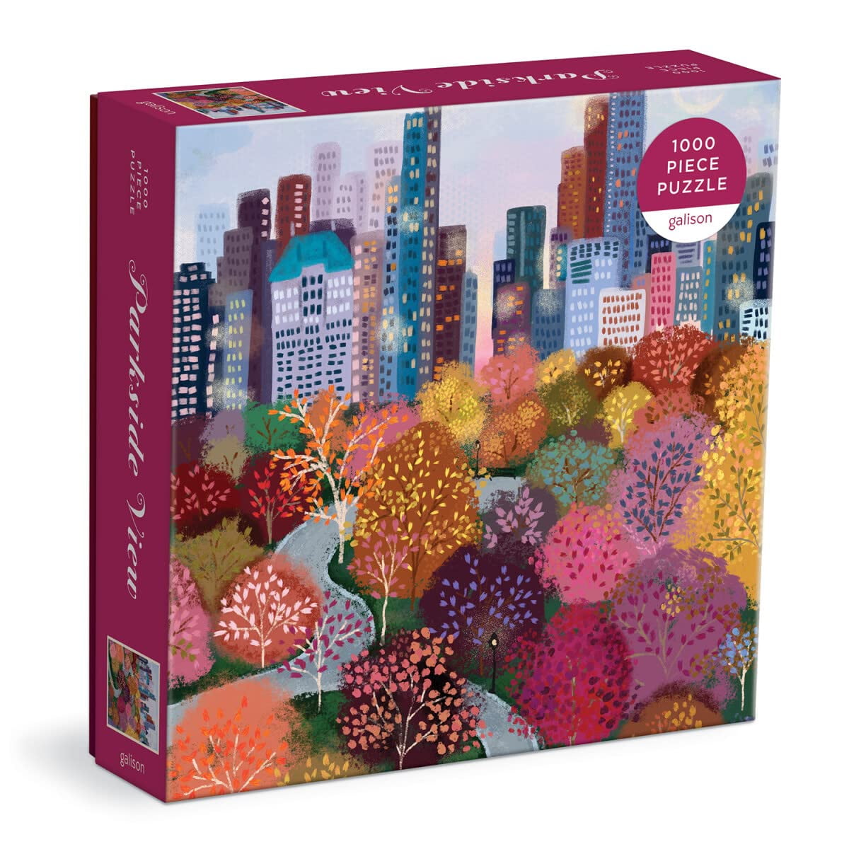 Fireside Friends 1000 Piece Puzzle in Square Box - Gather