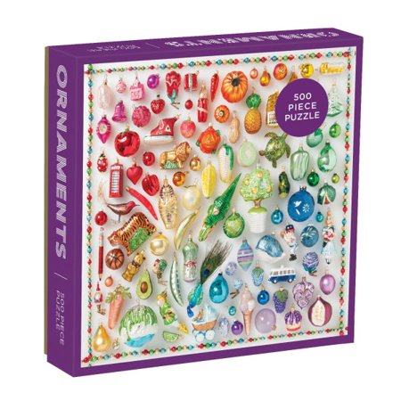 Galison - Rainbow Ornaments - 500 Piece Jigsaw Puzzle