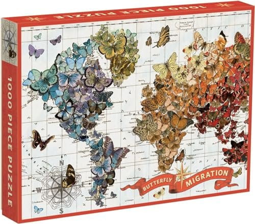 Puzzle Wendy Gold Butterfly Migration Da 1000 Pezzi - Viaggio Di Farfalle - 5