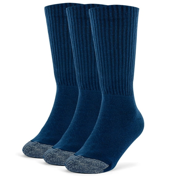 Galiva Girls' Cotton Extra Soft Crew Cushion Socks - 3 Pairs