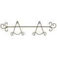 thumbnail image 1 of Galla Horizontal Plate Rack Satin Gold 2 Plate, 1 of 5