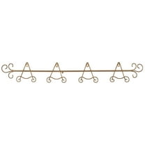 Galla Petite Plate Rack Satin Gold 4 Plate
