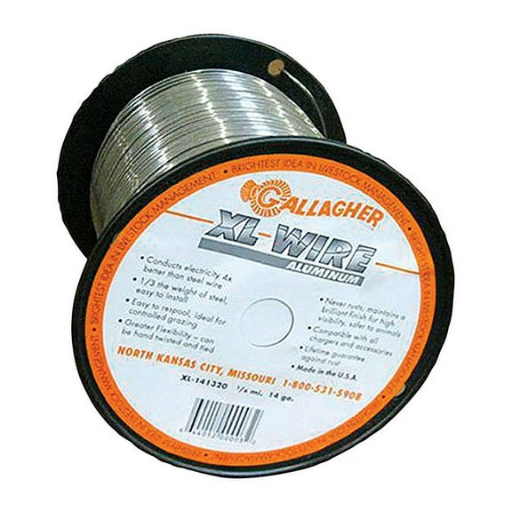 Gallagher Electric Fence Wire 1/4 mi. Silver