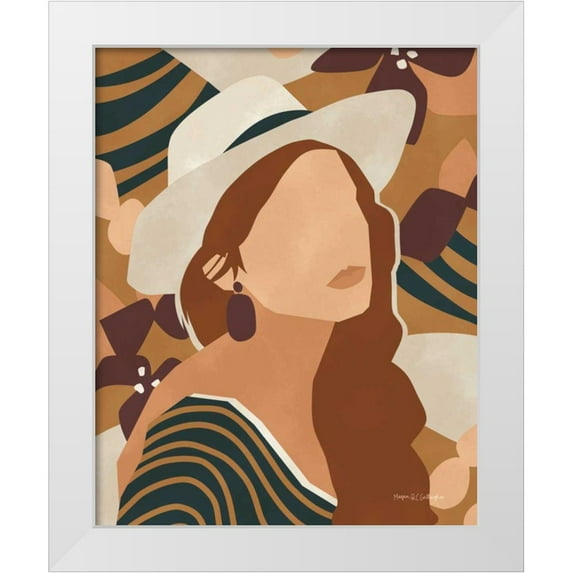 Gallagher, Megan 12x14 White Modern Wood Framed Museum Art Print Titled - Modern Woman II