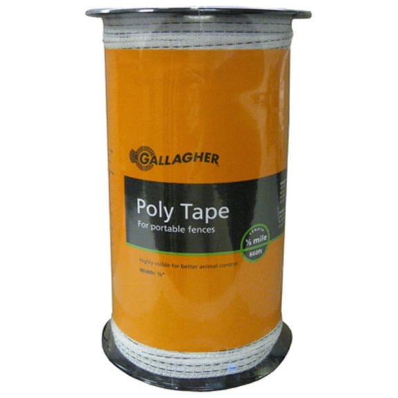 Gallagher Poly Tape Green/White