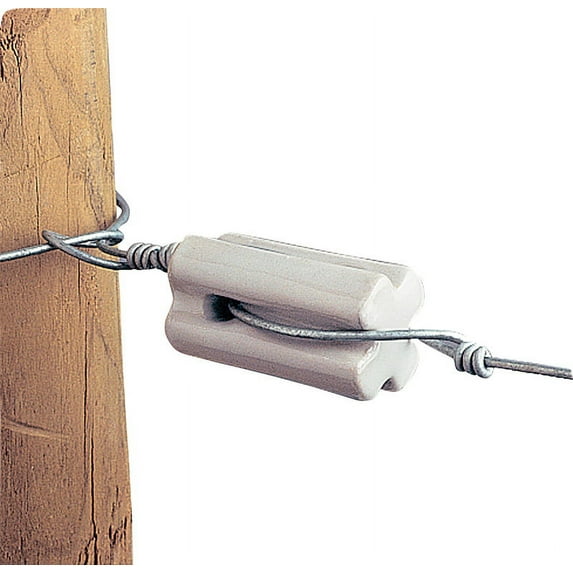 Gallagher Porcelain Insulator White