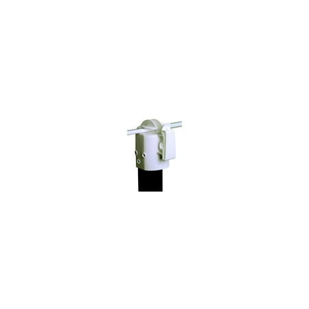 Gallagher T-Post Safety Cap and Insulator White