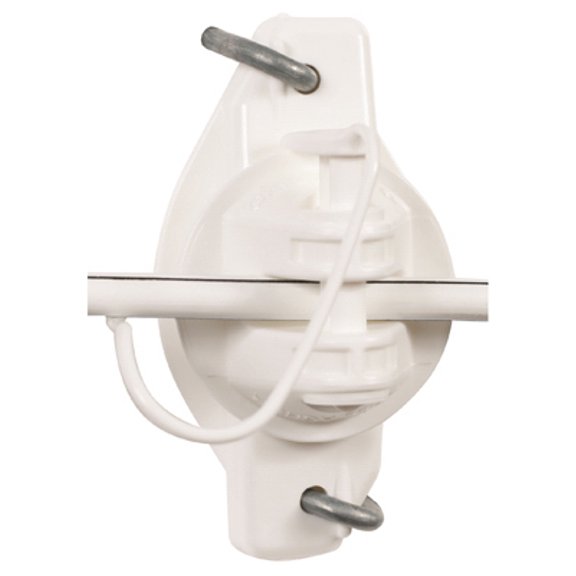 Gallagher Wood Post Pin Lock Insulator White