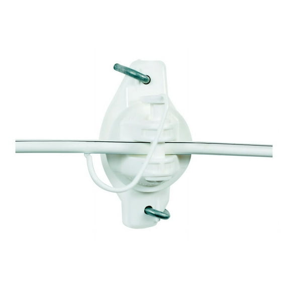 Gallagher Wood Post Pin Lock Insulator White