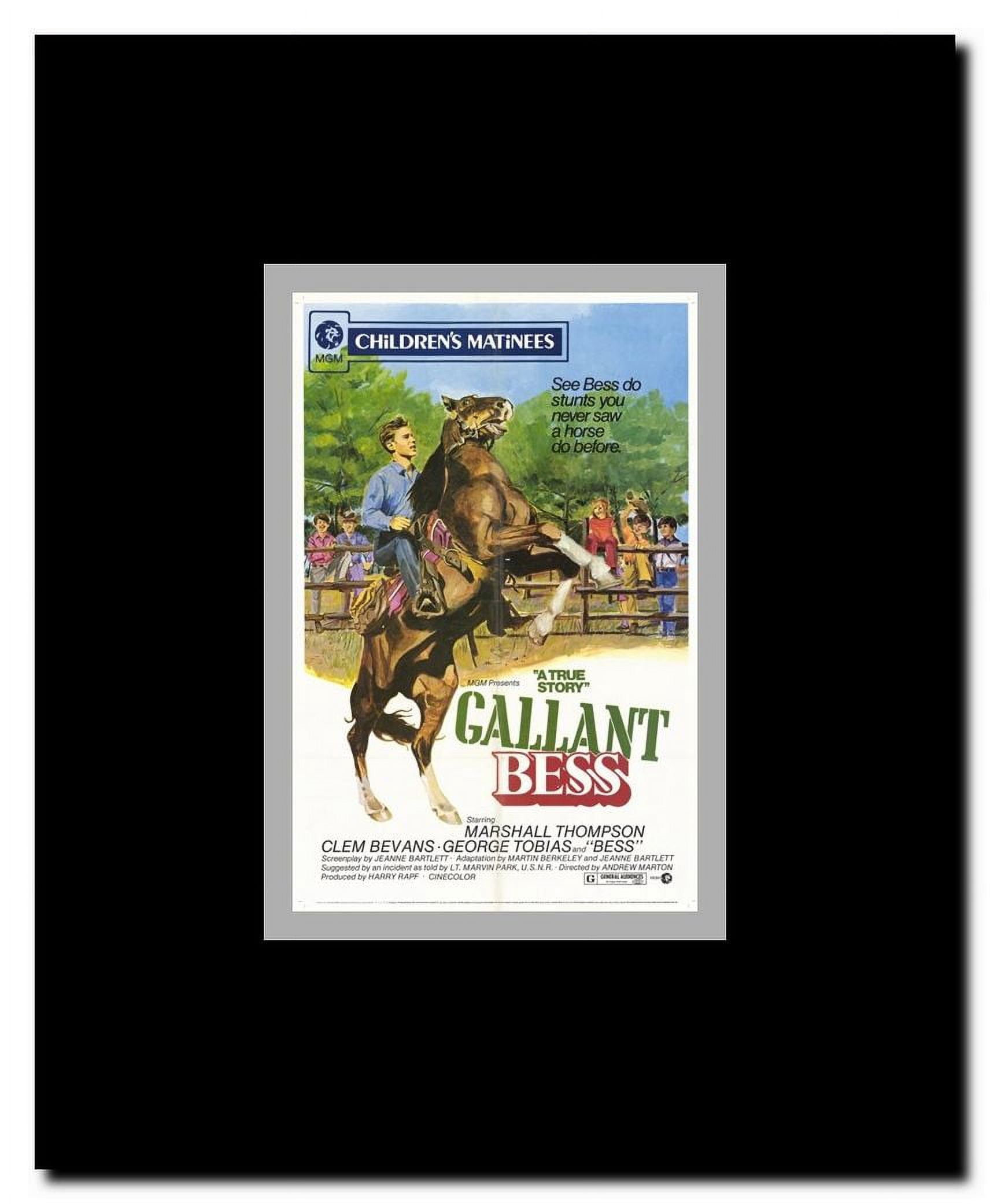 Gallant Bess Framed Movie Poster