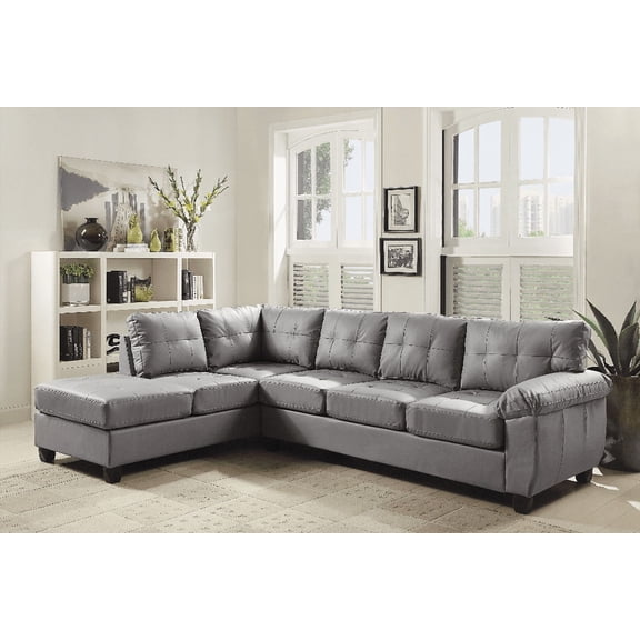 Gallant G912B-SC Sectional Sofas - Gray | Removable Backs & Versatile Setup