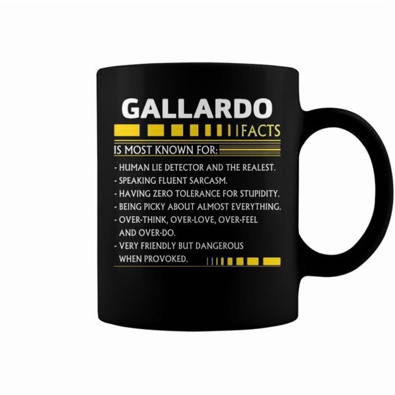 Gallardo Name Gift Gallardo Facts Coffee Mugs