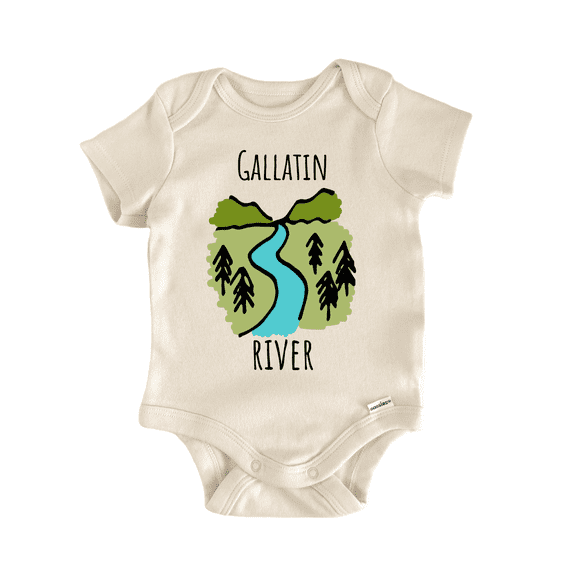 Gallatin River - Baby Bodysuit