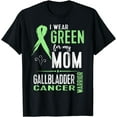 thumbnail image 1 of Gallbladder Cancer Awareness T-Shirt My Mom Ribbon Tee, 1 of 4