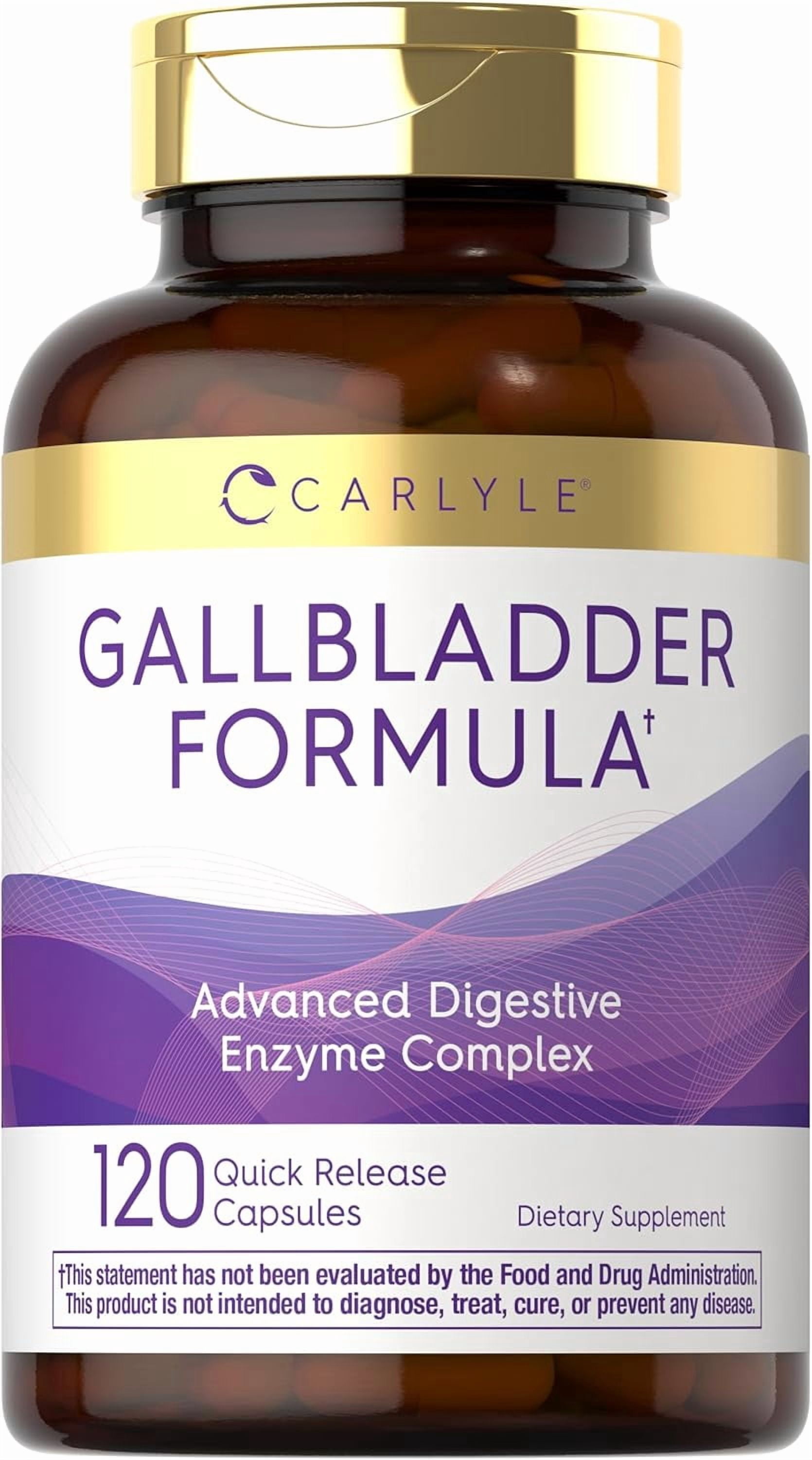 Carlyle Gallbladder Formula, 120 Quick Release Capsules, Digestive ...
