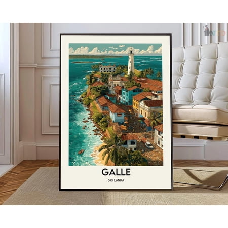 Galle Fort City Poster Unframed Paper Print