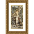 thumbnail image 1 of Gallen-Kallela, Akseli 14x24 Gold Ornate Wood Framed with Double Matting Museum Art Print Titled - Kullervo Cursing, 1 of 4